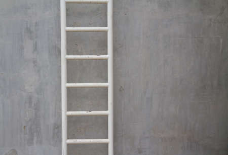 stairs on the concrete wall の写真素材