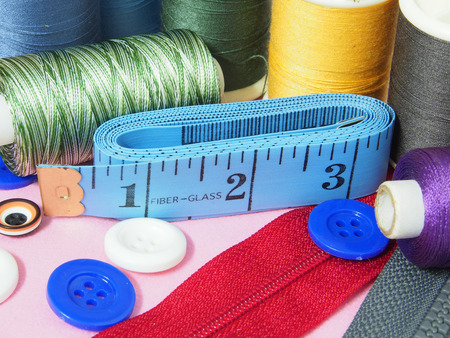 colorful needlework apparatus
