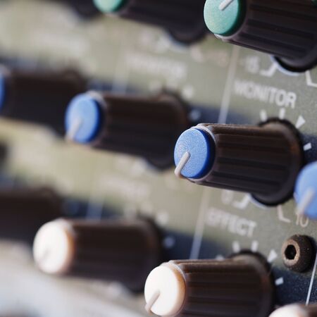 volume control knob of sound mixer controller