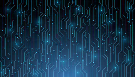 Technology graphic design background. Vector illustration. Vector Abstract technology circuit lines....