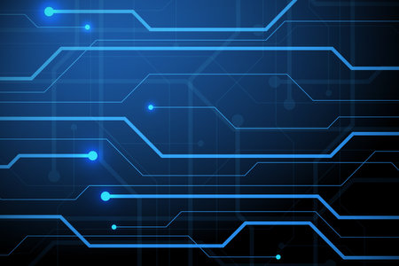 Technology graphic design background. Vector illustration. Vector Abstract technology circuit lines. Technology vector background.Eps10 vector illustration.のイラスト素材