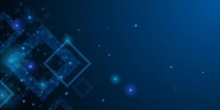 Abstract hi tech. Abstract digital background with technology. Vector abstract technology.のイラスト素材