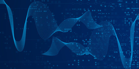 Technology graphic design background. Vector illustration. Vector Abstract technology circuit lines....