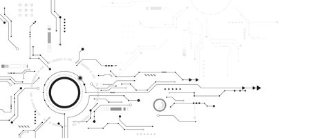 Technology graphic design background. Vector illustration. Vector Abstract technology circuit lines. Technology vector background.Eps10 vector illustration.のイラスト素材