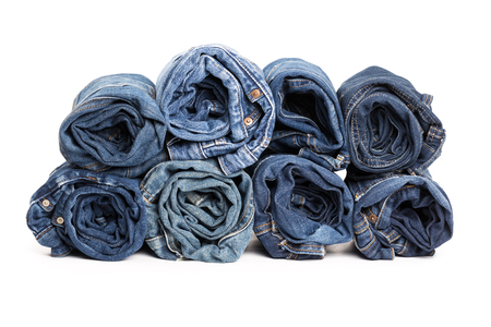 Blue jean background .Blue denim jeans texture. Jeans background. Blue torn denim jeans texture.classic nature tone jean.denim jeans texture background with frayed hole, black fabric grunge backgroundの写真素材