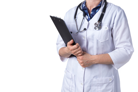 Medicine doctor or medical students with stethoscope Health Check with digital system support for patient with medical icon at hospital, Medical network technology conceptの写真素材
