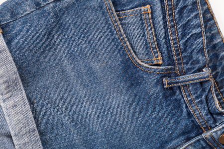 Pocket on jeans close-up fashion backgroundの写真素材