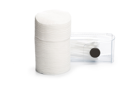 Cotton swabs and sticks isolated on whiteの写真素材