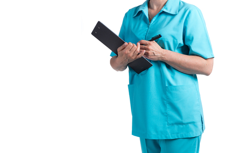 Medicine doctor or medical students with stethoscope Health Check with digital system support for patient with medical icon at hospital, Medical network technology concept.の写真素材