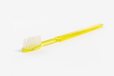 toothbrush isolated on a white backgroundの写真素材