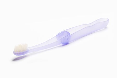 toothbrush isolated on a white backgroundの写真素材