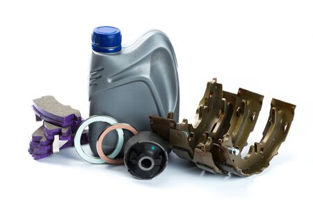 Car parts, car service, car parts, services and inspectionの写真素材