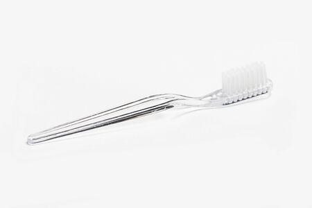 toothbrush isolated on a white backgroundの写真素材