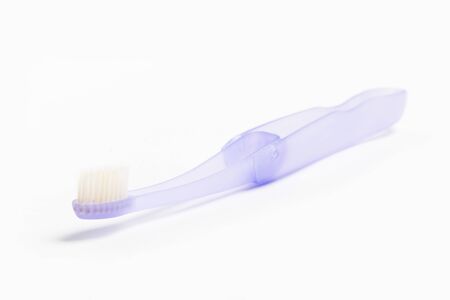 toothbrush isolated on a white backgroundの写真素材