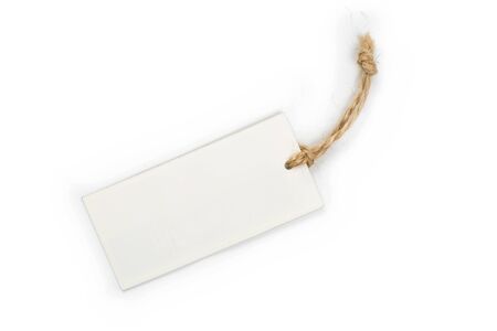 price label notes isolated on white background.の写真素材