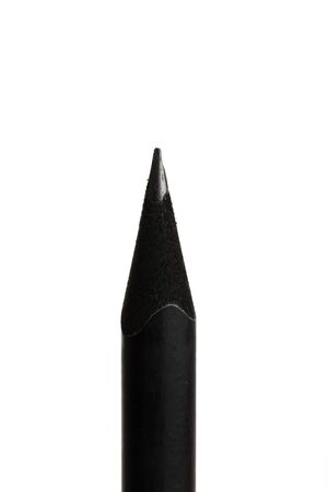 new Black graphite pencil triangular shape isolated
on white backgroundの写真素材