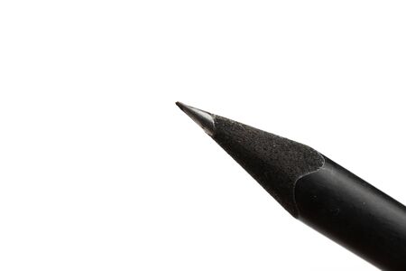 new Black graphite pencil triangular shape isolated
on white backgroundの写真素材