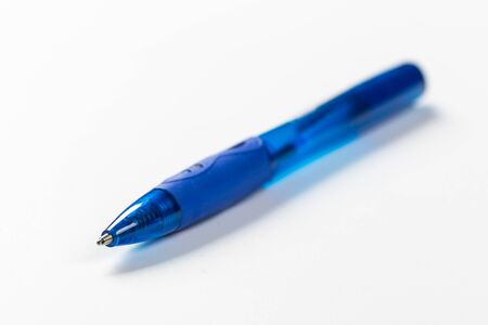 ballpoint pen isolated on a white background. Nice pen mockup for corporate business identity...