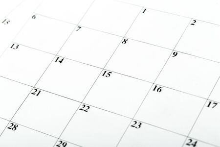 Abstract blur 2020 calendar page. dates of the monthの写真素材