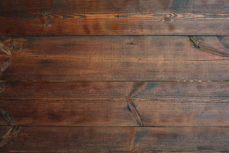 Old brown wooden background. Timber board. Grunge image. Board floorの写真素材