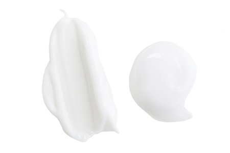 Beauty cream texture. White lotion, moisturizer, skin careの写真素材