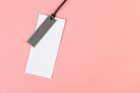 The label blank white tag so look and beautiful designの写真素材