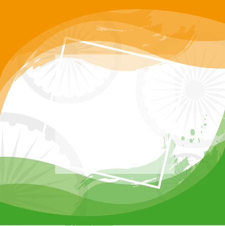 Patriotic holidays of India vector design templateのイラスト素材