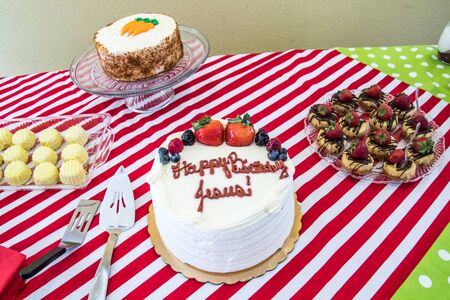 Christmas Desserts and Jesus Birthday Cake