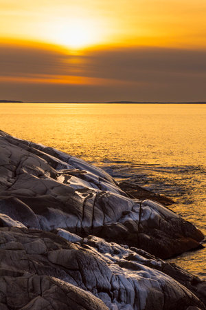 Peggy's Cove Sunset 1の写真素材