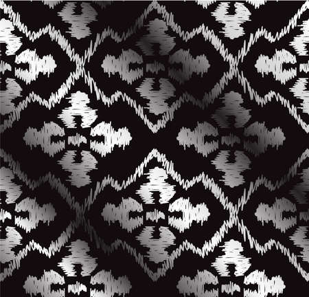 Textile fashion African print fabric super wax. vector illustration file.のイラスト素材