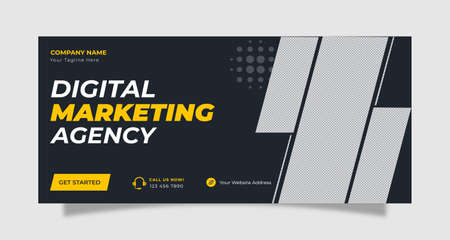 Corporate Digital Business Cover Design Templateのイラスト素材