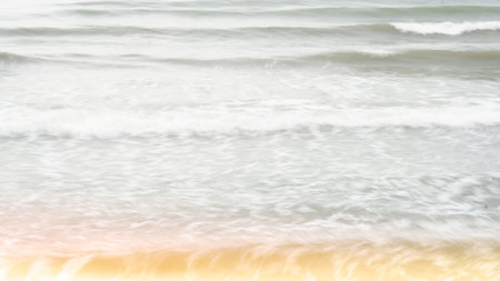 Real photo sea water waves, abstract background, nature power, pale grey light contrast matte more tone in stockの写真素材