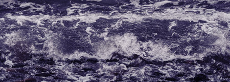 Abstract Natural Background Water Bubbling Sea Foam Splash Waves Energy Power Strength Intensity