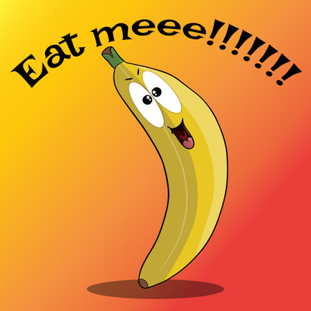 this Illustration vector graphic of Banana is good for Nutrition commercialのイラスト素材