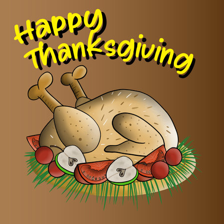 Illustration vector graphic of turkey frog is good for thanksgiving dayのイラスト素材