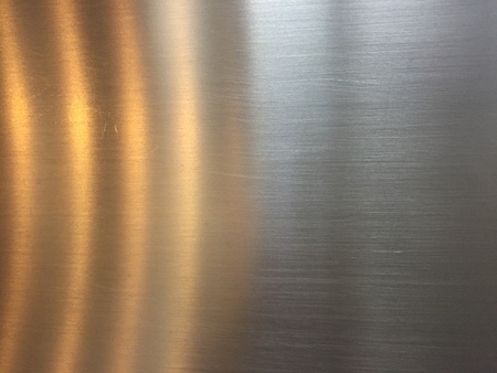 metal texture background aluminum brushed silver stainlessの写真素材