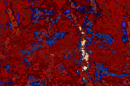 Multilayer of colourfulness, Vintage pattern of cracks, scuffsの写真素材