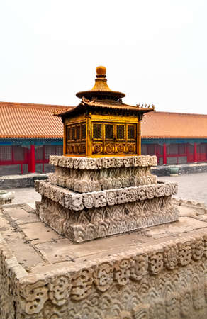 The Palace at Forbidden City in Beijing Chinaの写真素材