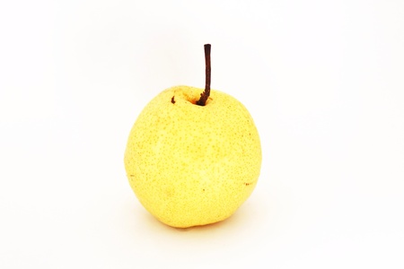 The Chinese pear on white backgroundの素材