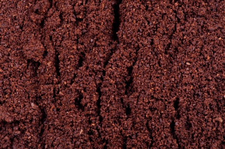 brown coffee powder texture extreme closeup photoの写真素材