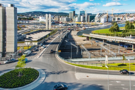 Oslo cityscapeの写真素材