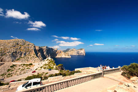 Coast near cape Formentor, Mallorca, Spainのeditorial素材