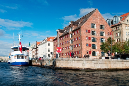 Nyhavn in Copenhagen, Denmarkのeditorial素材