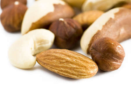 close-up of nutsの写真素材