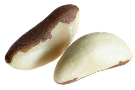 close-up of nut on whiteの写真素材
