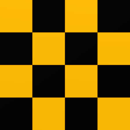 Halloween themed checkers pattern in black and orange palette