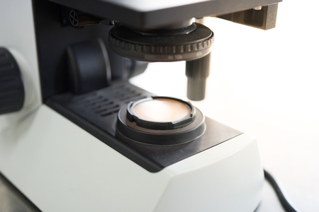 A medical equipment, Laboratory Microscope.の写真素材