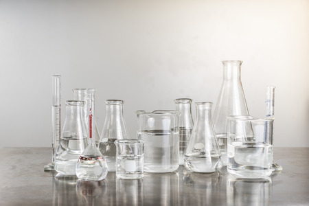 Scientific Glassware For Chemical, Laboratory Research.の写真素材