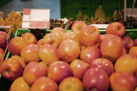 Many Pears trout in the supermarket.の写真素材