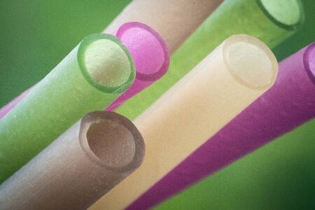 Eco Straw made from the rice, The recycle straw.